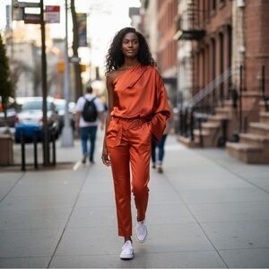 NWT Hellessey Michler Silk Pants Size 8 $990.00